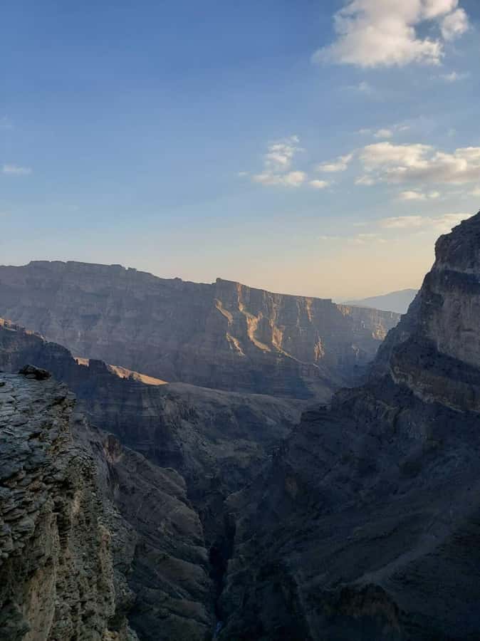 AMOUAGE: Full Day Private Trip to Nizwa and Al Jabal Akhdar - Jebel Akhdar and Saiq Plateau, cool air and terrace views at altitude