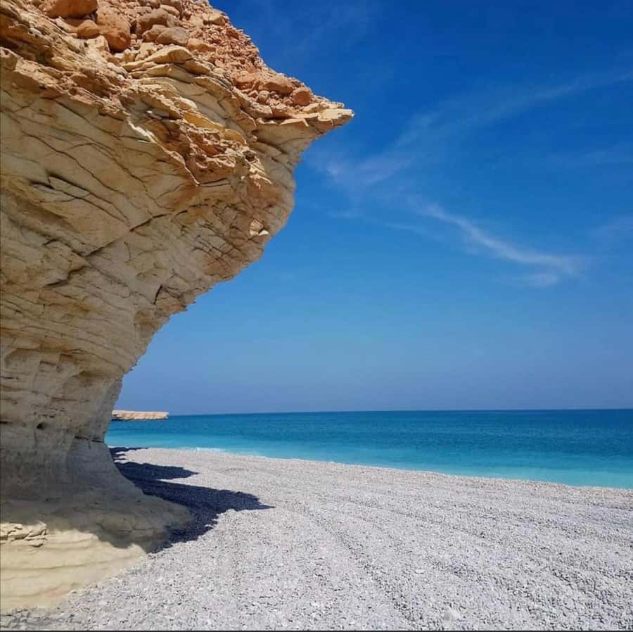 Caribian Orient (Swiming at Fazayeh Beach ) - Marneef Cave and blowholes: when the ocean does the work