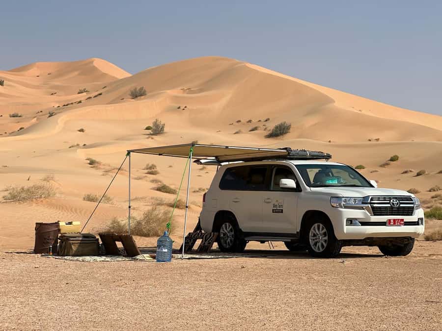 Desert Safari, Sunset & Sand Bashing (Rub Al Khali Desert) - Wadi Dawka and UNESCO frankincense trees