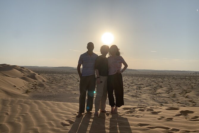 Empty Quarter Desert Sunset tour - Camel farm breaks, baby camels, and camel milk tasting