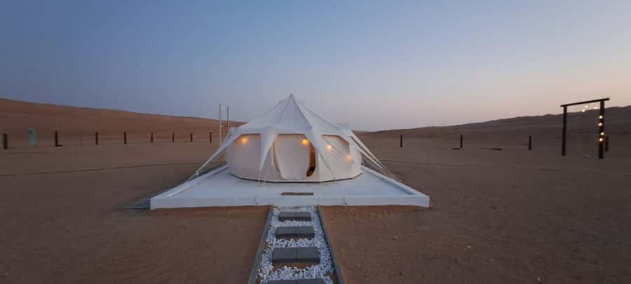 From Muscat: Guided Overnight Desert Camp Tour - Day 2: Wadi Bani Khalid, sunrise desert time, and a calmer finish to the trip