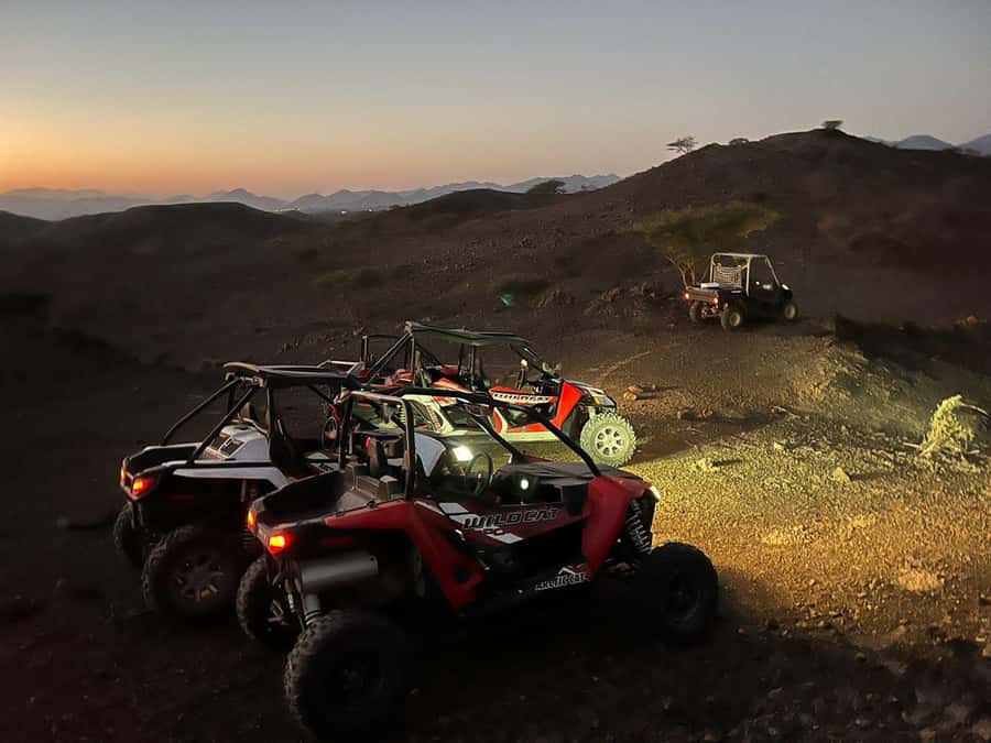 From Muscat: Self-Drive ATV Adventure in Wadi Al Rak - Safety on rugged terrain, helmets, head cover, and guide pacing