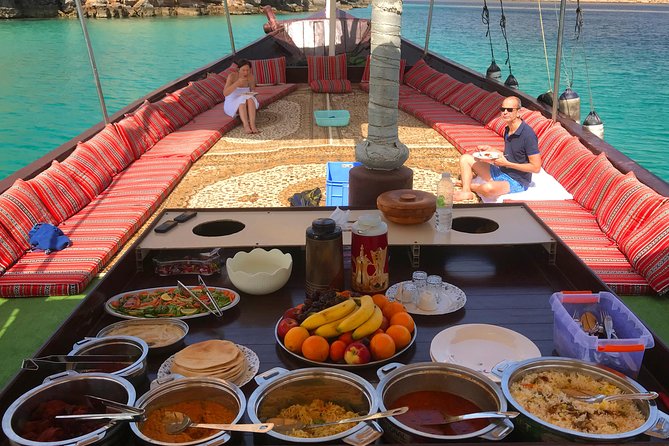 Full Day Dhow Cruise to Khor Sham with lunch & Snorkeling (Shore excursions) - Lunch onboard: local food plus the drinks keep coming