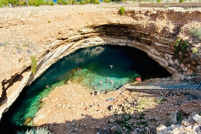 Full Day Group Tour to Wadi Shab Bimmah Sinkhole and Fins Beach - Muscat to Wadi Shab, the Scenic Road Trip Part