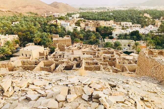 Full Day Private Nizwa/Jebel Akhdar - Up to Jebel Akhdar: Green Mountain viewpoints, rose gardens, and fruit plantations