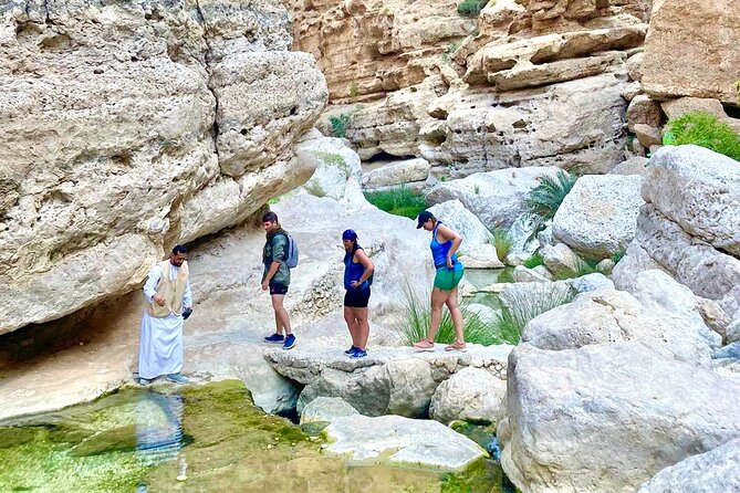 Full Day Tour in Wadi Shab - Fins Beach photo stop on the return road