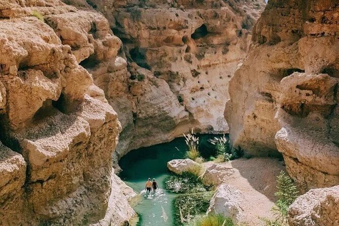 Full Day Wadi Shab And Bimah Sinkhole with Pick Up Included - Bimmah Sinkhole: turquoise pool, limestone collapse, and a quick reset