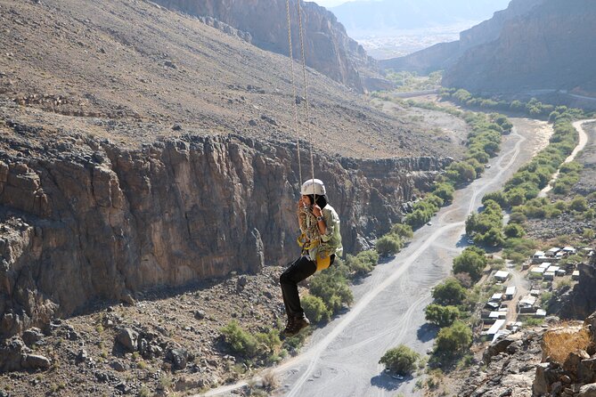 Half-Day Private Experience in Tanuf Arch - The Longest Swing in Oman Feeling: Free Air Above the Mountain Hill