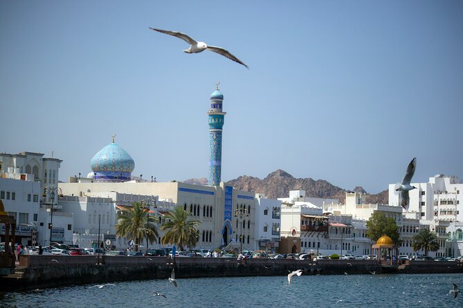Half-Day Private Muscat City Tour 4 Hours - Old Muscat Gate and the clay watchtowers above the road