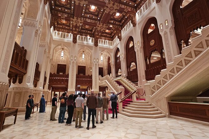 Half Day Private Muscat City Tour - Royal Opera House Muscat: free areas, paid theatre