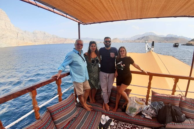 Khasab Dhow cruise-Half day with summing, dolphin watching - Telegraph Island: the historical stop that adds meaning