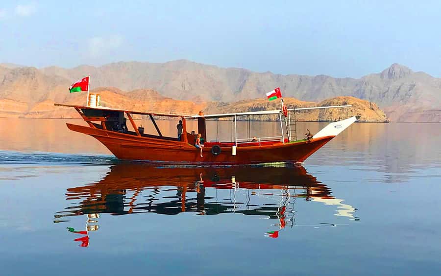Khasab: Dolphin Watching Day Tour with Snorkeling & Lunch - Telegraph Island stop: photos, coffee, and an easy launch into the swim time
