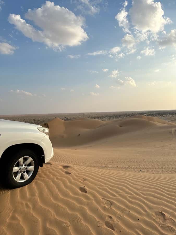 Luxury Sunset Desert Safari at Salalah Empty Quarter - Sunset on the dunes with Arabic coffee or tea