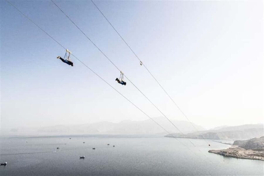 Musandam Zipline - Helmet on, nerves managed: what happens before the ride