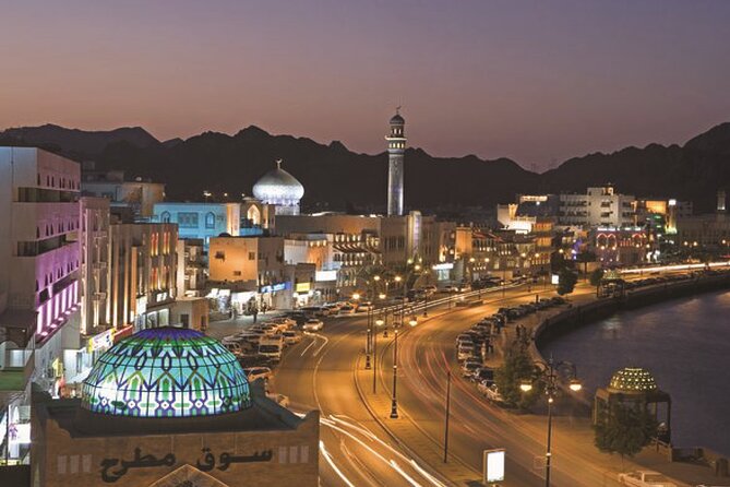 Muscat by Night with Local Dinner from Muscat - Portuguese forts and Muscat’s layered past, seen after dark