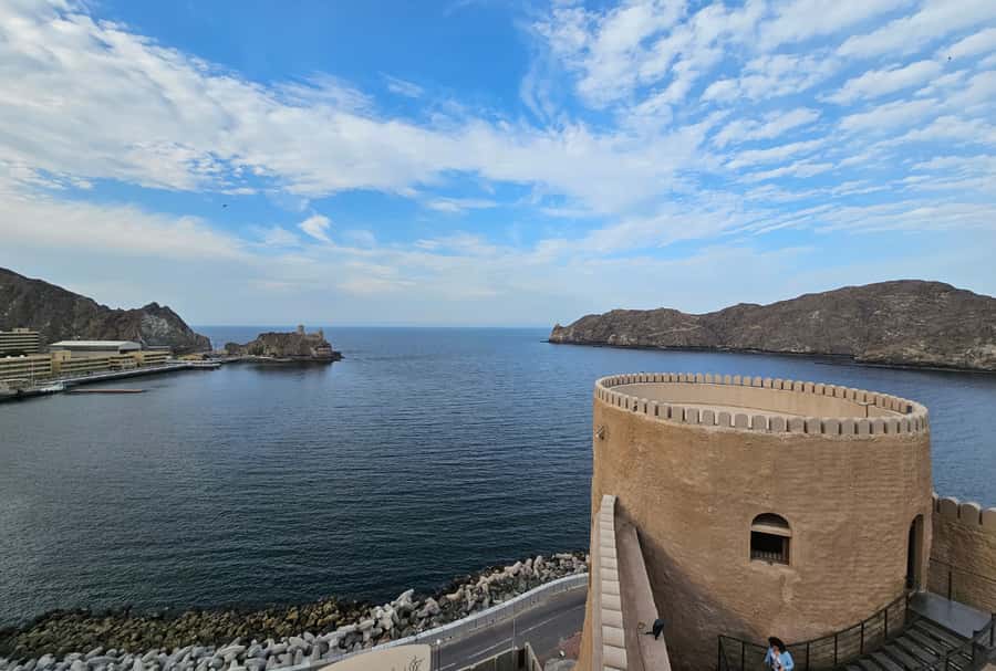 Muscat City Tour: Discover Oman's Capital in Half a Day - Al Alam Palace, ceremonial Muscat in a short photo window