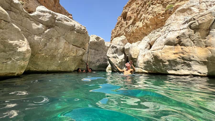 Muscat: Desert & Wadi Bani Khalid Tour with Quad Bike Option - Hiking around the oasis: short effort, big payoff