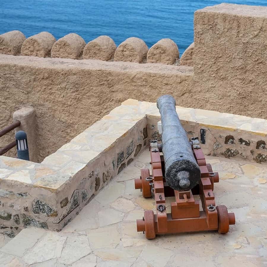 Muscat: Muttrah Fort Entry Ticket - Your self-guided path: courtyard, towers, and gun platforms