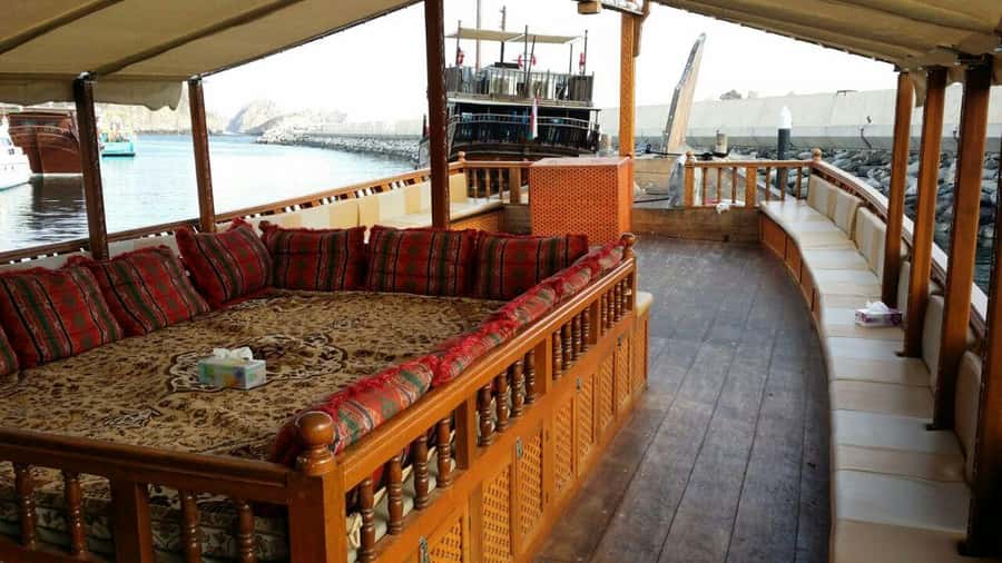 Muscat: Omani Dhow Coastal and Sunset Cruise - Landmark spotting from the water, Al Bustan to Portuguese forts