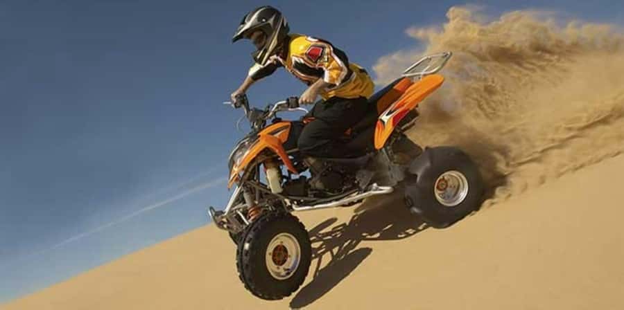 Muscat:Optional Quad Bike with Sunset Watching, Pickup&BBQ - Safety Briefing First, Then Rolling Dunes Under Your Wheels