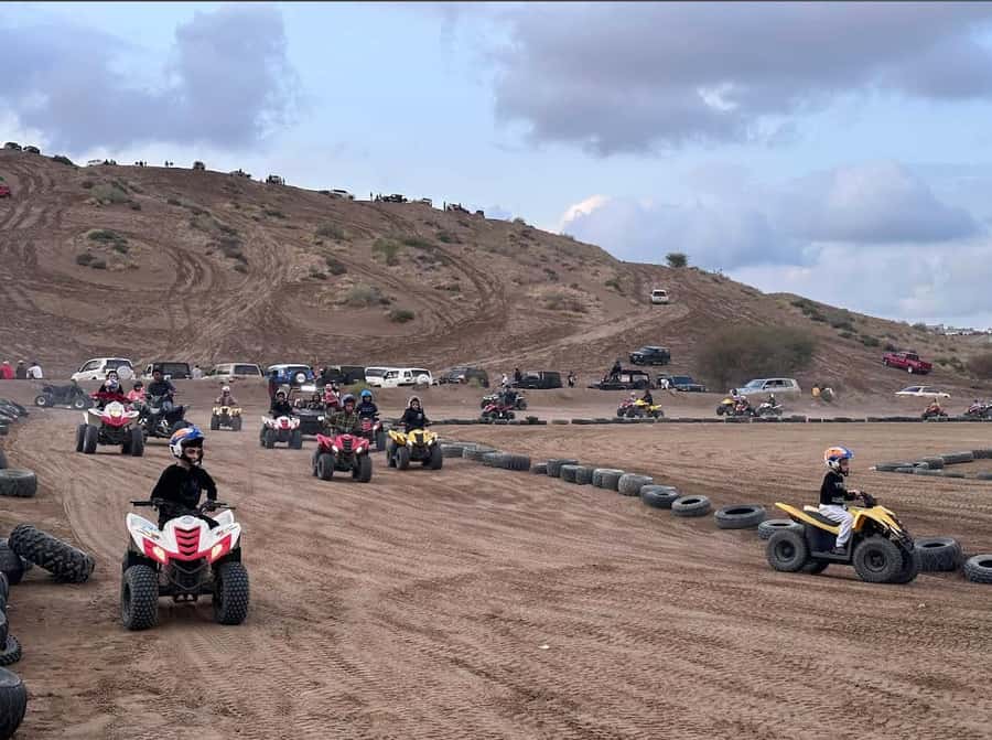 Muscat:Optional Quad Bike with Sunset Watching, Pickup&BBQ - BBQ, Sweets, and Snacks: The Comfort Part of the Day