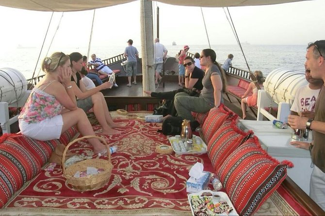 Omani Dhow Coastal and Sunset Cruise - The landmark loop: Al Bustan, Mirani, Jalali, Al Alam from the sea