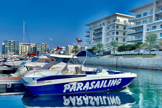 Parasailing tour in Al Mouj Muscat - Private group feel, but still efficient