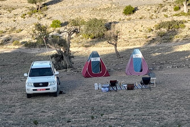 Private 2 - Days Jebel Akhdar Overnight Camping Tours - Birkat Al Mouz ruins and the UNESCO aflaj water lesson