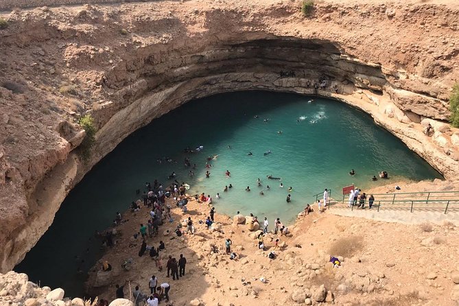 Private Day Trip to Wadi Shab & Bimmah Sinkhole Price Up To 5 Persons - What to pack for a water-and-rock day