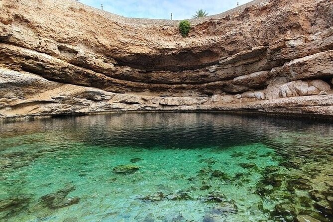 Private Full- Day Wadi Shab-Bimmah Sinkhole-Fins Beach Tour - Fins Beach at Tiwi: why the white shore and blue water are worth the stop
