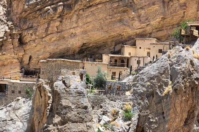 Private Tour to Jebel Akhdar Al Suwjara Village - From Muscat to Birkat Al Mouz: starting with banana-pool ruins