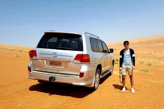 Private Transfer from Muscat to Wahiba Sands Desert - Your driver as the bonus feature, with Ahmed and Mohammed mentioned