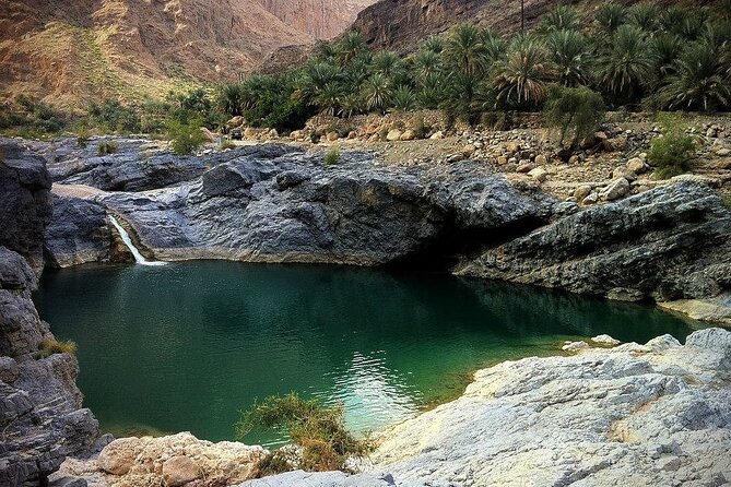 Wadi Al Arbeieen Sinkhole & Fins Beach Swim & Hike - Muscat Pickup and the 4WD Ride Out