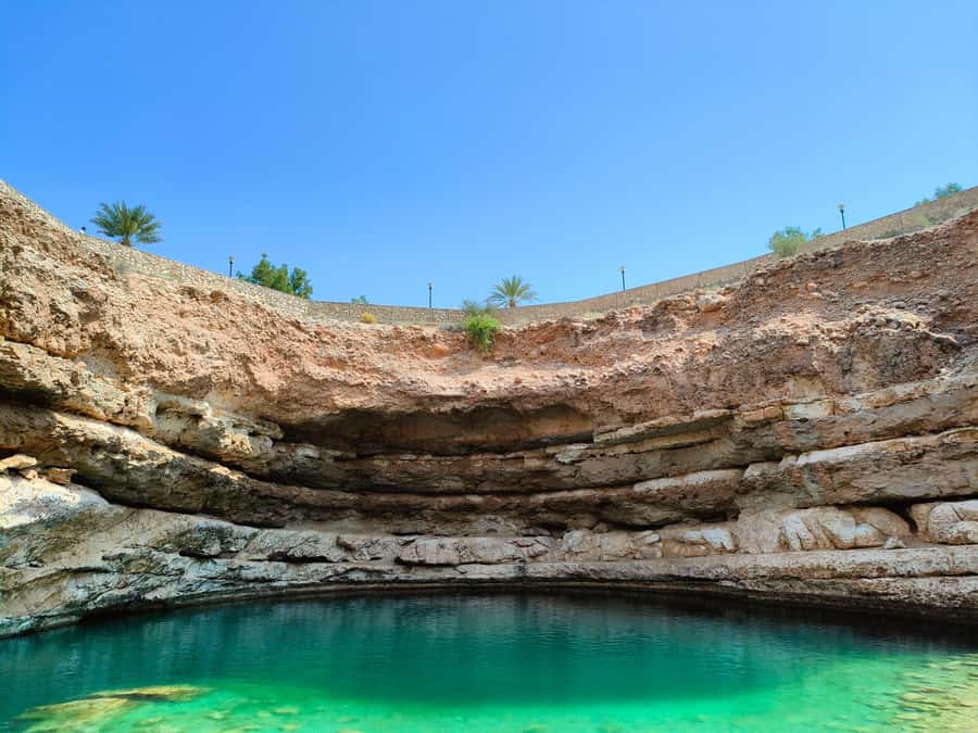 Wadi Shab &Bimmah Sinkhole &Heart shaped Cave &Pebble Beach - The Swimming Reality: What It Means If You Are Not a Strong Swimmer