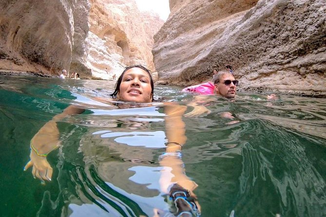 Wadi Shab full day tour (Muscat tours):Oman Shore excursions - The drive plan: Bimmah Sinkhole, coast roads, and the route south