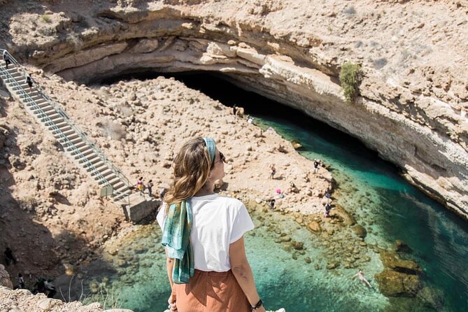 WADI SHAB - Muscat, Oman - Stop 2: Wadi Shab swim pools, rocky trails, and why you go with a guide