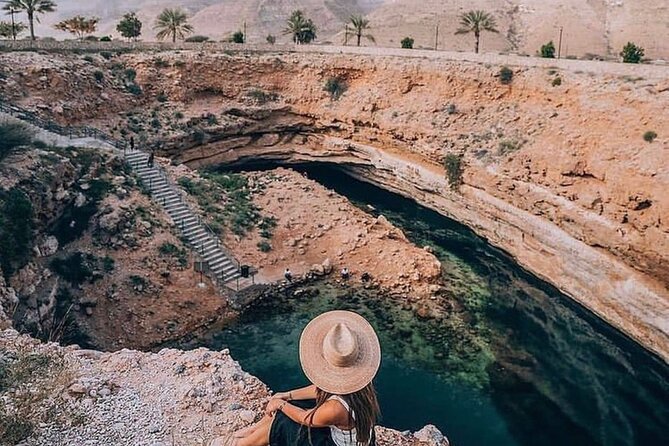 WADI SHAB - Muscat, Oman - Stop 4: Bimmah Sinkhole, emerald water, and the fish pedicure moment