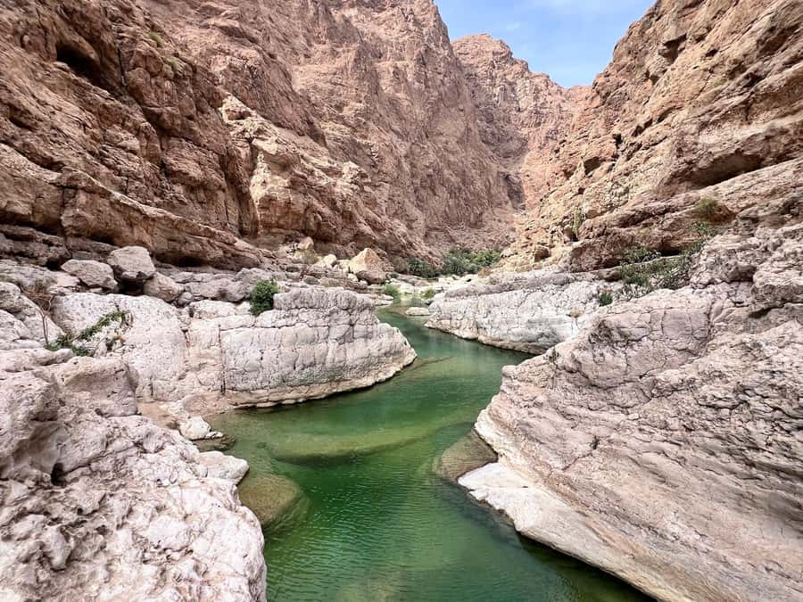 Wadi Shab & Wadi Tiwi : Guided Adventure (Customer Own Car) - Wadi Shab’s hidden cave pool: swimming, timing, and comfort