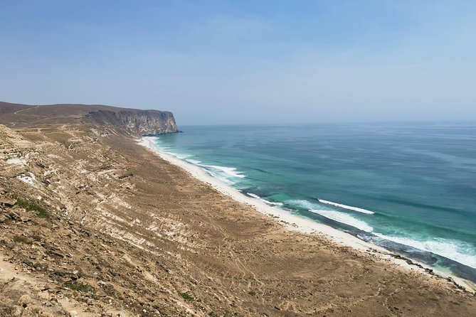 West Coast Mountains and Beaches (Fazayah beach + Shaat cliff) - Stop 5: Fazayah Beach swimming under the Qamar Mountains